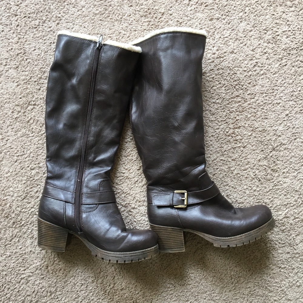 Brown Lower East Side winter boots